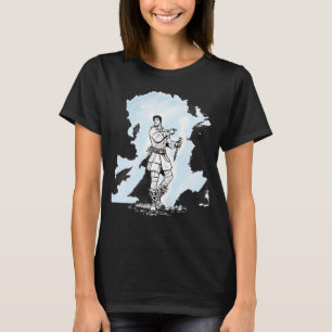 Camiseta Dibujo de un gladiador de cuchillo por el ilustrad