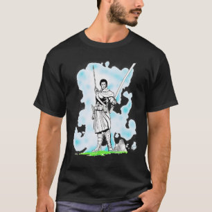 Camiseta Dibujo de un gladiador por el artista Don Castillo