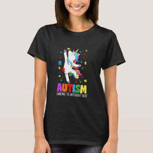 Camiseta Dibujo de unicornio con puzzle de concienciación s