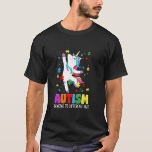 Camiseta Dibujo de unicornio haciendo dabbing con pieza de 