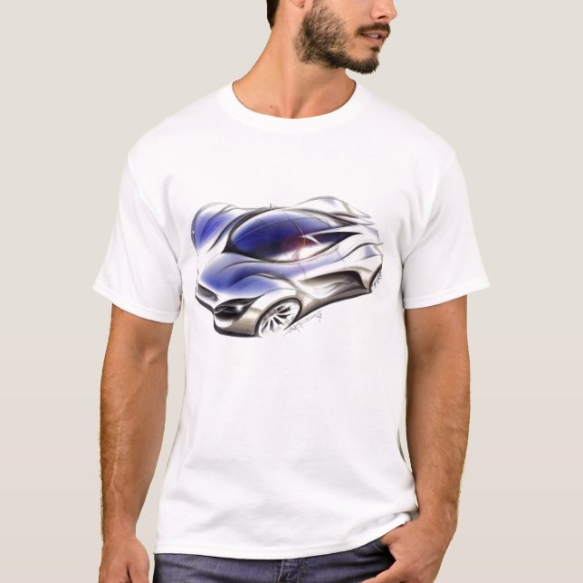 Camiseta Dibujo del concepto de Mazda Furai (Anverso)