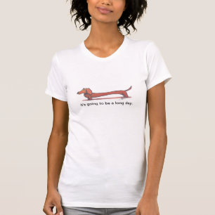 Camiseta dibujo del dachshund