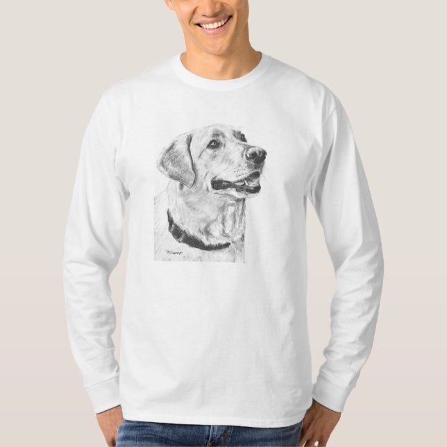 Camiseta Dibujo del labrador retriever (Anverso)