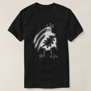 Camiseta Dibujo del monstruo de la criatura divertida furio