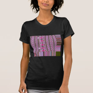 Camiseta Dibujo del patrón abstracto de denso e intrincado