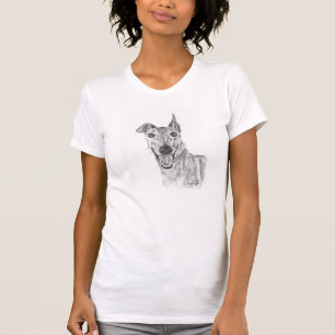 Camiseta Dibujo del primer del galgo