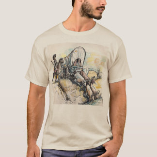 Camiseta Dibujo del tren de carromatos