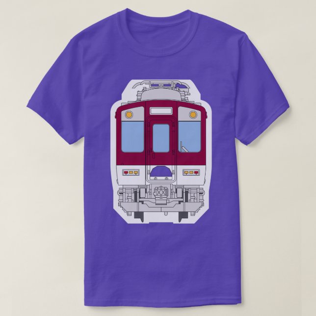 Camiseta Dibujo delantero del tren eléctrico japonés Kintet (Diseño del anverso)
