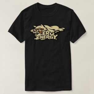 Camiseta Dibujo divertido de gato con energía cero derritié