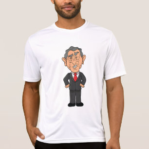 Camiseta Dibujo divertido de George W Bush