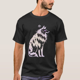 Camiseta Dibujo divertido de perro rosa Malinois belga X Hu