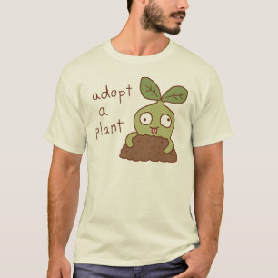 Camiseta Dibujo divertido de un brote adorable y torpe para