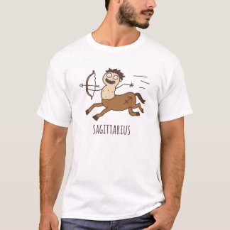Camiseta Dibujo divertido del centauro caótico del zodiaco
