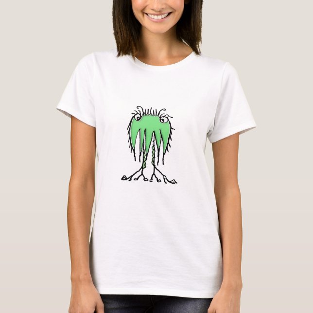Camiseta Dibujo extraño lindo y fantástico (Anverso)