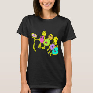 Camiseta Dibujo infantil de Doodles en caída