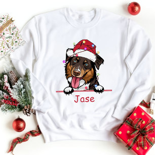Camiseta Dibujo manual personalizado de Perro de color duro