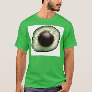 Camiseta Dibujo medio aguacate con color