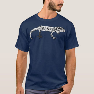 Camiseta Dibujo negro y blanco Gecko