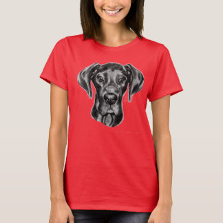 Camiseta Dibujo original de great dane del villancico Zeock