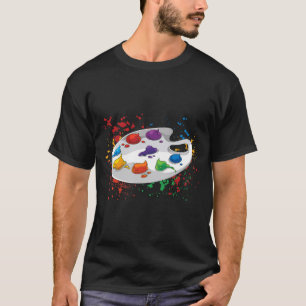 Camiseta Dibujo Pintura Art Paint Palette Painter Sketch