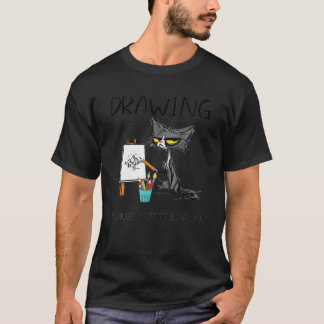 Camiseta Dibujo porque el asesinato es un dibujo de gato in