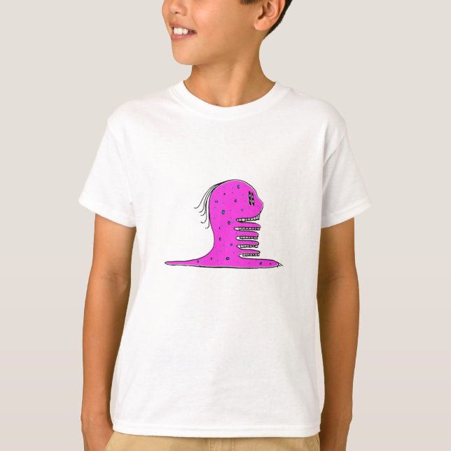 Camiseta Dibujo raro de dragón monstruo (Anverso)