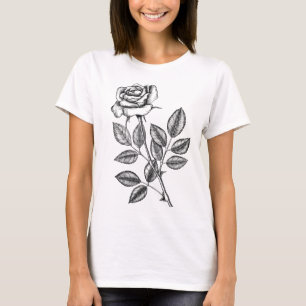 Camiseta dibujo Rosa