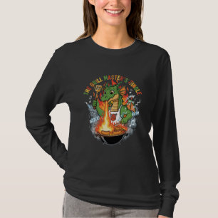 Camiseta Dibujos animados de BBQ y parrilla del divertido m
