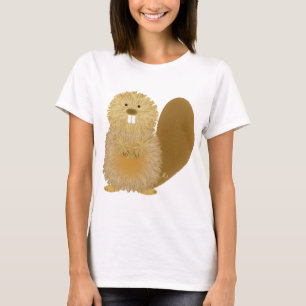 Camiseta Dibujos animales adorables: Castor