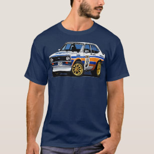 Camiseta dibujos de Escort MK2 rally car