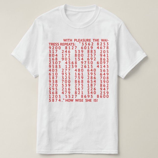 Camiseta Dibujos de Guy De Cointet (Diseño del anverso)