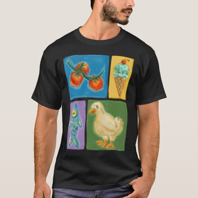 Camiseta Dibujos de Verano (Anverso)