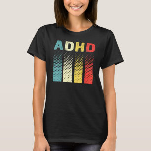 Camiseta Dibujos Divertidos Antiguos Adhd Autismo Concienci