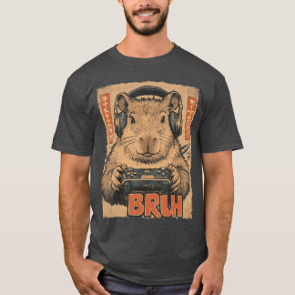 Camiseta Dibujos Divertidos De Carpinchos Videojuegos Anime