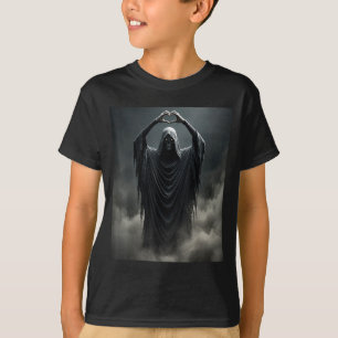 Camiseta Dibujos divertidos de fantasmas con manos en forma