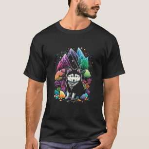 Camiseta Dibujos Divertidos Esotéricos Cristales De Perro H