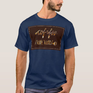 Camiseta Diccionario del café