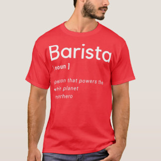 Camiseta Diccionario divertido de Barista