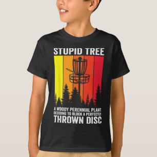 Camiseta Diccionario estúpido árbol sustantivo Disc Golf Mi