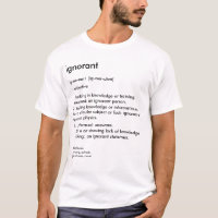 Diccionario: Ignorante