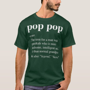 Camiseta Diccionario Poppop divertido de definición pop pa