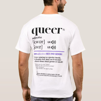Camiseta Diccionario queer, orgullo no binario