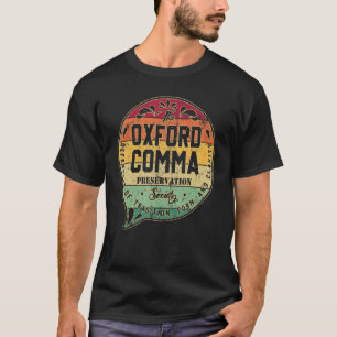 Camiseta Diccionario V de la Oxford Comma Preservation Soci