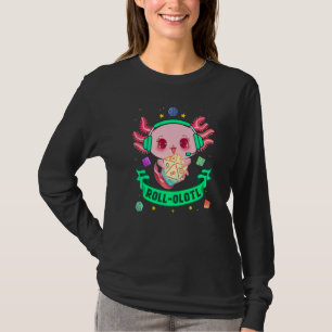 Camiseta Dice Axolotl Para Dragones D20 Rpg Gamer Fantasy G