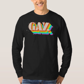 Camiseta Dice Gay Que Gay Se Quede Gay Orgullo Bandera De L