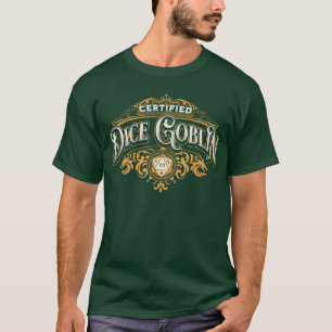 Camiseta DICE Goblin certificado Acumulador de DICE Diverti