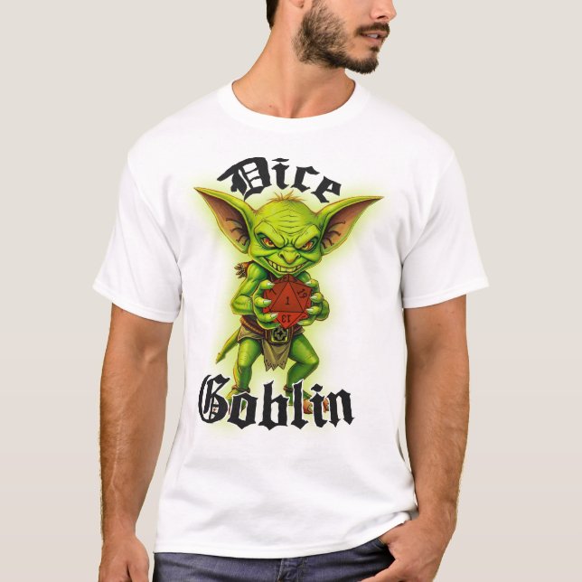 Camiseta Dice Goblin D&D T-Shirt (Anverso)