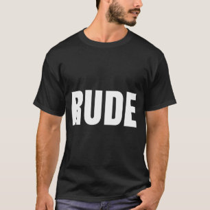 Camiseta Dice Grosero - Moda Divertida De Una Sola