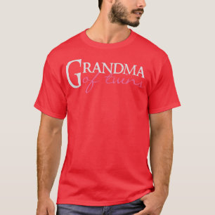 Camiseta Dice la abuela de gemelos orgullosos gemelos