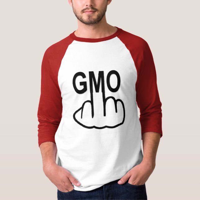 Camiseta dice no a los OGM (Anverso)